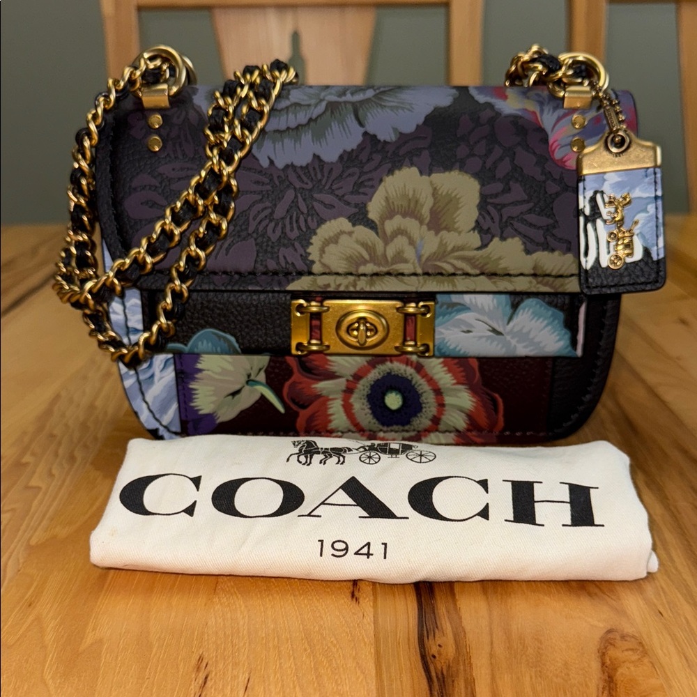 NWT Coach Troupe Crossbody With Kaffe Fassett Print